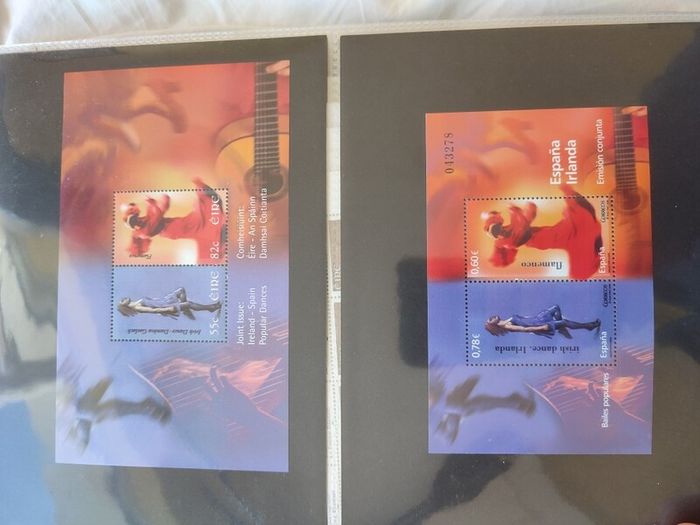 stamps first day covers in anpost albums