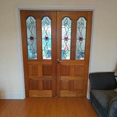 Solid Teak Double Doors