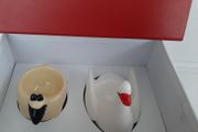 New egg cups Swan and sheep in box Graham Knuttel