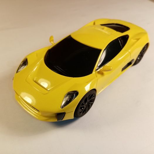 Scalextric New Jaguar C-X75 (Lights) Slot Car - street supercar