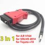 Atmel Chip for Land Rover for Jaguar for Toyota TIS for Volvo Vida 2014d OBD2 Diagnostic Scanner Cable J1850 J2534 PK Mini VCI Image 4
