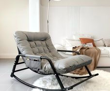 Modern Rocking Lounge Chair (Free Delivery) Multiple Colours