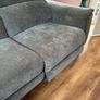 L shaped one recliner sofa Image 3