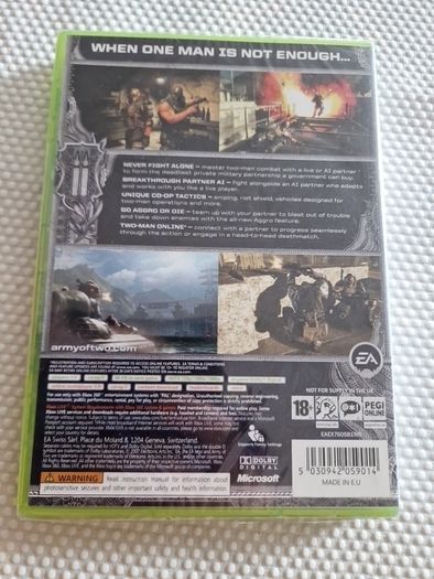 Brand new game sealed Army of Two Xbox 360 Games Original