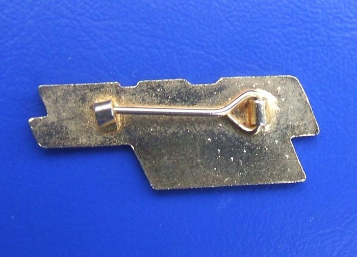 Rail Enthusiast Magazine - promotional badge (1980's)