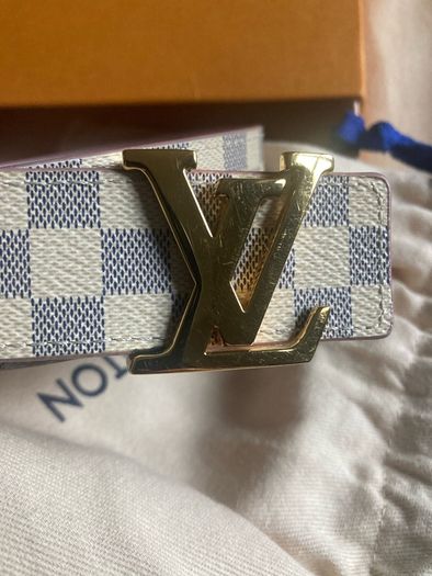 Louis Vuitton Damier Azur belt