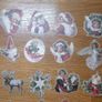 50pcs Retro Christmas/New Year Stickers Image 3
