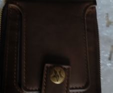 Elegant Vintage Men'S Faux Leather Wallet