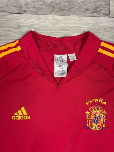 Vintage 2004 Adidas Spain Home Jersey Shirt Mens XL