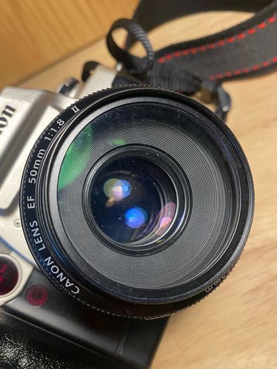 Canon EOS 55 Film Camera + 50mm f/1.8 Lens
