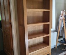 Solid Oak Bookcase /  Bookshelf