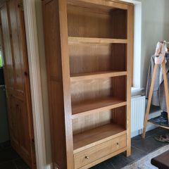 Solid Oak Bookcase /  Bookshelf