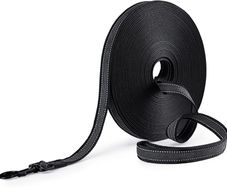 Toozey Dog Training Lead with Anti-Slip Rubbers and Reflective Stips, 20m, like new