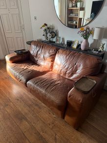 leather couch
