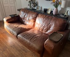leather couch