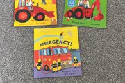 Dig Dig Digging, Big Digger ABC, Emergency - pre school books x 3