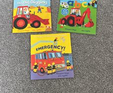 Dig Dig Digging, Big Digger ABC, Emergency - pre school books x 3
