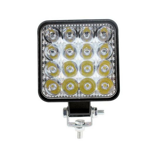 48W 12V 16LED Work Light Spot Beam Bar Car ATV Off-Road Driving Fog Lamps Van Truck Tractor Quad