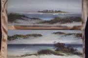 2 oil paintings on board by a american artist raymont essington parsons