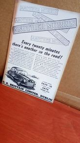 Morris Minor 1954 Reproduction Ireland poster, Irish Memorabilia