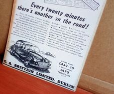 Morris Minor 1954 Reproduction Ireland poster, Irish Memorabilia