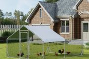 Walk-In Chicken Run, Hen House, with Roof, for Ducks, Chickens, Rabbits