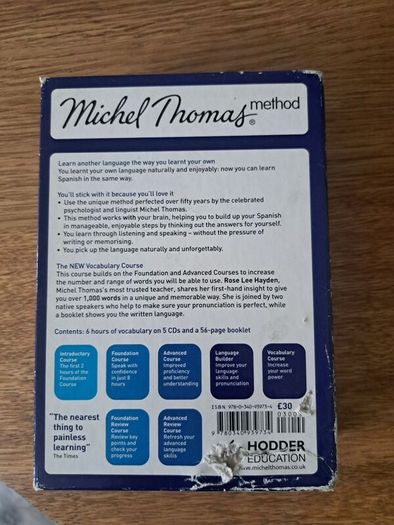 Michel Thomas Spanish Vocabulary