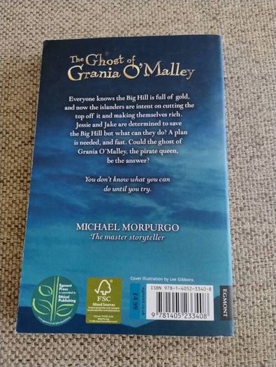 The Ghost of Grania O Malley by Michael Morpurgo paperback in very good condition FREE STANDARD POSTAGE INCLUDED