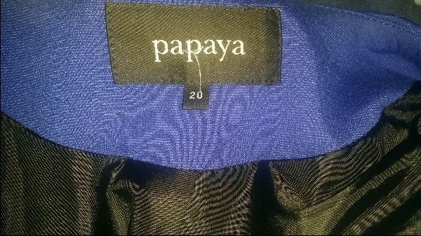 Papaya Royal Blue Jacket/Blazer Perfect condition size UK20 EUR48 Postage included