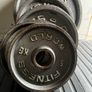 130kg Vintage Deep Dish World Fitness olympic weight plates Image 10
