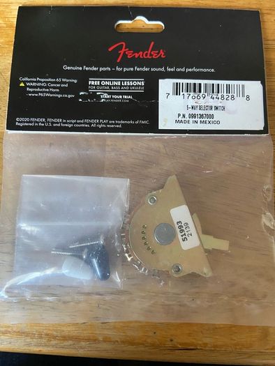 Fender 5 way switch