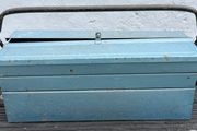 metal toolbox and contents