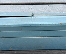 metal toolbox and contents