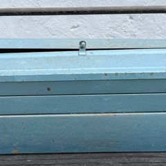 metal toolbox and contents