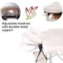 Portable Massage Bed Table - 3-Section Aluminum Foldable Beauty Couch for Reiki Therapy Treatment Salon Healing - Metal Headrest Support/with Carry Bag AVAILABLE IN WHITE AND BLACK (FREE SHIPPING) Image 4