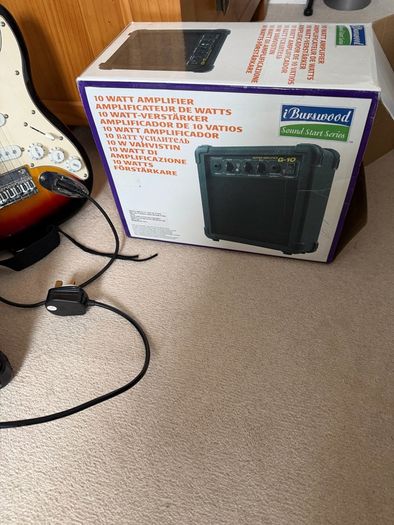 Burswood 31" Kids Electric Guitar and 10W Amp (With Boxes)