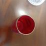 Vintage gilded ruby glass possibly murano Image 5