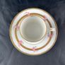 Antique Pink Rose Garland Demitasse Cup and Saucer Image 2