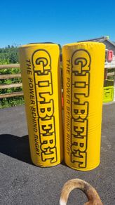 2x Gilbert Yellow Rugby Tackle Bags