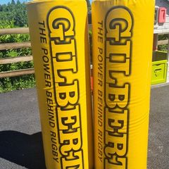 2x Gilbert Yellow Rugby Tackle Bags