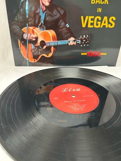 Elvis Presley Back In Vegas LP Lisa LMP 69-01 1986 Red Label Vinyl Bootleg