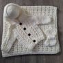 Beautiful handmade complete christening set Image 3