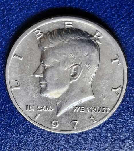 1971 United States "Kennedy Half Dollar" coin