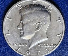 1971 United States "Kennedy Half Dollar" coin