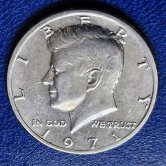 1971 United States "Kennedy Half Dollar" coin