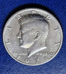 1971 United States "Kennedy Half Dollar" coin