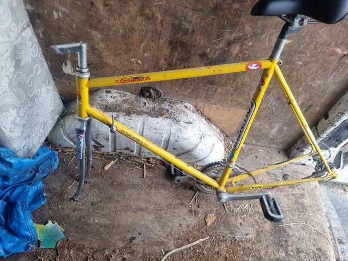 vintage bike frame