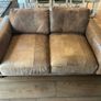 Brown Two-Seater Sofa Image 3
