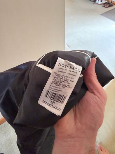 Moss Bros Tailored Fit 2 Piece Tuxedo - originally EUR 330