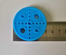 Blue multi use wheel